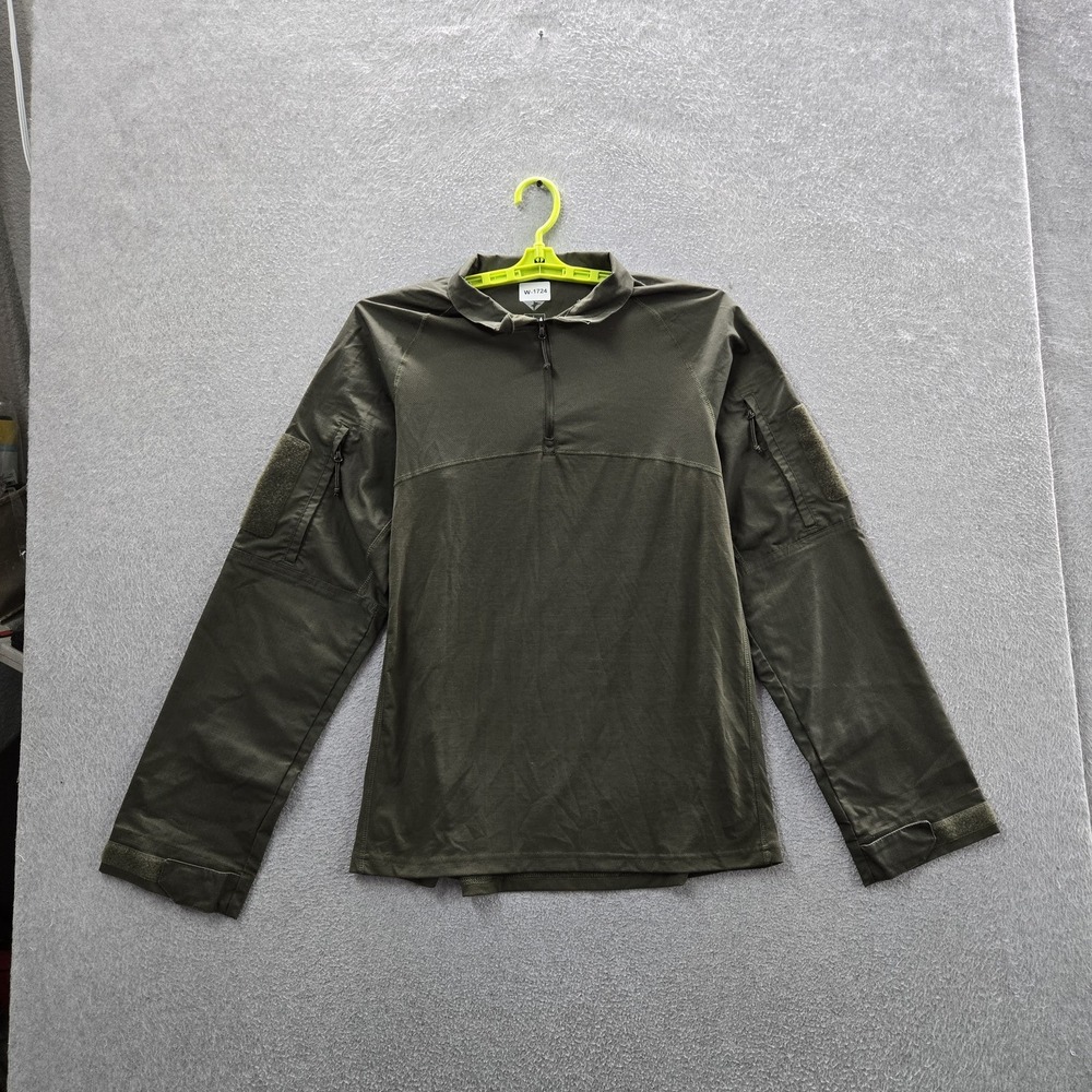 Condor Men Jacket L Green Quarter Zip Activewear Zipper Long Sleeve Logo